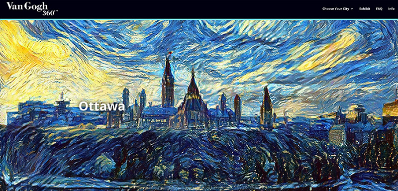 Van Gogh 360 Ottawa